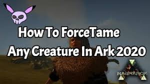Instantly tames a dinosaur, you can even ride it without a saddle. How To Force Tame Any Creature In Ark 2020 Ark Survival Evolved Youtube