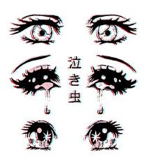 Scary Drawing Cute Eyes Anime Kawaii Horror Manga Pastel Alternative Transparent Scary Drawings Anime Eyes Art