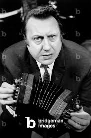 Image of French Humorist Raymond Devos during Rehearsal For Show December 8,