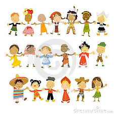 Vector images illustrations and cliparts children around the world. Children Of The World Kids Around The World Kindergarten Themes Illustration