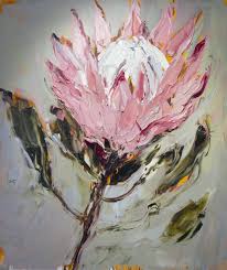 Come Close To Me By Craig Waddell Represented By Edwina Corlette Gallery Contemporary Art Brisbane Protea Art Floral Art Flower Art