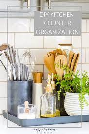 Kitchen Counter Organization In A Styling Way Inspiration For Moms Kitchen Counter Organization Kitchen Counter Kitchen Counter Decor
