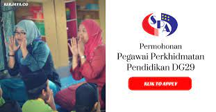 Permohonan Jawatan Pegawai Perkhidmatan Pendidikan Dg29