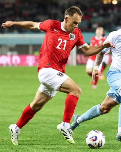 Nikolaus Wurmbrand feierte beim 10:0-Sieg gegen San Marino sein Debüt im  ÖFB A-Nationalteam – und was für eines! 🥹 Unsere Nummer 15 erzielte nach  nur 5 (!!!) Minuten sein Premierentor und belohnte