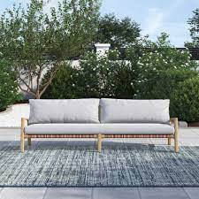 Maybe you would like to learn more about one of these? 90 Wide Teak Patio Sofa With Cushions Joss Main