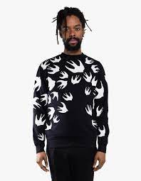 Mcq Alexander Mcqueen Swallow Sweatshirt Black Garmentory