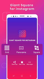 Social media instagram feed post template in grid puzzle style with organic shape background. Amazon Com Giant Square Grid Maker For Instagram Appstore For Android