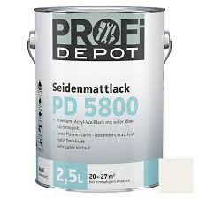 Dann könnte man sich den spritzschutz auch sparen. Profi Depot Pd Acryllack Seidenmattlack Pd 5800 Weiss 2 5 L Bauhaus