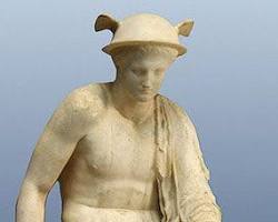 Image of Hermes Messenger God Iliad classical art