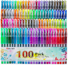 Pictures of glitter ornaments have been popping up all over my newsfeed that i just had to try it. Buy Glitter Gel Pens 100 Color Glitter Pen Set For Making Cards 30 More Ink Neon Glitter Gel Marker For Adult Coloring Books Journaling Crafting Doodling Drawing Online In Turkey B073pxwwjg