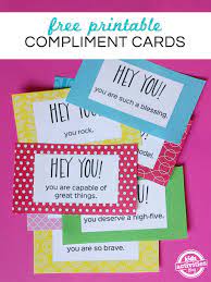 Teach kids all about smiles with fun & engaging activities and crafts. Free Printable Compliment Cards To Make People S Day Brighter