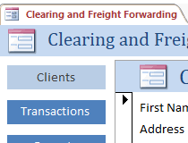 Scan and load accdb database file with all components preview corrupted accdb files and open without microsoft access Download Freight Forwarding And Shipping Management Access Database Templates 1 0