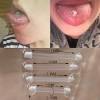 The piercing bible itself written by the inventor of the tongue piercing(elaine angel) herself states that it is near. 3