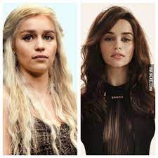 Emilia Clarke Do You Prefer Blonde Or Brown Hair Dark Brown Hair Vs Blonde Blonde Vs Brunette Hair Styles