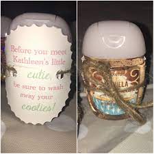 Of fragrant bath salts and are approximately 1.5 tall and 1.5 wide. Bath Body Works Hand Sanitizer Baby Shower Favors Cardstock Labels Twine Ribbon Wash A Baby Shower Favors Girl Baby Boy Shower Favors Baby Shower Princess