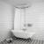 Clawfoot Tub Round Shower Curtain Rod