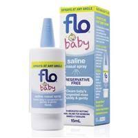 Flo Baby Spray Saline Nasal 15ml Saline Drops Saline Saline Spray