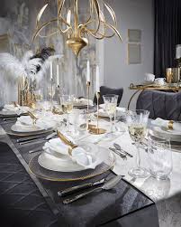 Deko Und Accessoires Fur Den Esstisch In Gold Und Glamour Speisezimmereinrichtung Wohnzimmermobel Modern Esstisch