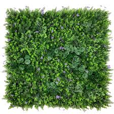 Check spelling or type a new query. Artificial Green Wall Mixed Plant Panel With Purple Flowers 100x100 Cm Greenplantwalls Co Uk