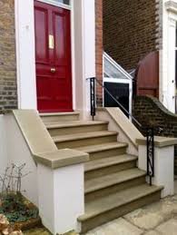 One Sided Railing On Stoop Eingang Treppe Treppe Aussen Aussentreppe