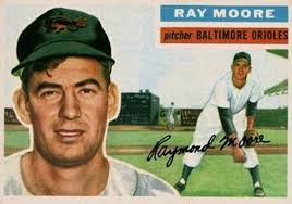 Ray Moore 1956 Topps #43a Base Price Guide
