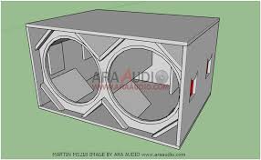 Ukuran Box Speaker Subwoofer Martim Ms218 Ara Audio Audio Speaker Desain