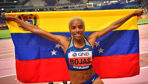 La hazaña de la atleta venezolana fue lograda en la pista cubierta del escenario gallur en madrid como récord mundial, lo que también le hizo ser reconocida como. Yulimar Rojas Campeona Mundial De Salto Triple En Qatar Noticias Telesur