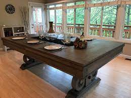 These pool tables feature bold and functional designs, solid wood construction, and sleek finish options that match your game room furniture.if you're looking for a designer pool table that converts into a gorgeous dining table instantly, look no further than our dining pool. Dining Room Pool Table Wild Country Fine Arts