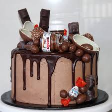 Homemade Desserts And Baking On Instagram Our Kinder Surprise Buttercream Cake Homemade Desserts Desserts Simple Birthday Cake