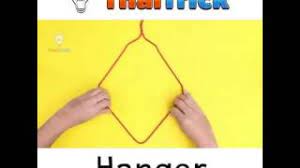 7 gantungan baju asli dari bahan improvisasi dengan tangan mereka sendiri. Cara Membuat Dari Hanger Youtube