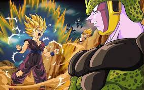 Gohan Va Cell Dbz In 2020 Dragon Ball Anime Dragon Ball Art