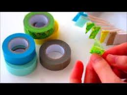 簡単かわいい マスキングテープフラッグ の作り方 パーティーレシピ集 キナリノ パーティーレシピ マスキングテープ レシピ集