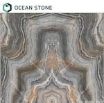 Polished Impression Lafite Marble Slab for Villa Background