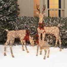 We have trees, wreaths, lights, indoor & outdoor decorations, lemax village collectibles and much much more. Outdoor Lighted Pre Lit 3 Pc Deer Family Display Scene Christmas Yard Art Decor Christmas Yard Decor Scene Display Lighted Deer Fami Decorating With Christmas Lights Christmas Deer Decorations Outdoor Christmas
