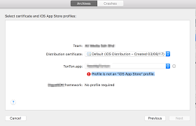 Profile Is Not An Ios App Store Profile Stack Overflow