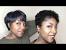 Medium Length Hair Silk Press Short Hair