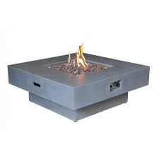 When it comes to fire pit tables or fire and water bowls, natural or propane gas is the only option unless you choose to buy a kit and make the fire pit yourself. Capella Gas Fire Pit Large