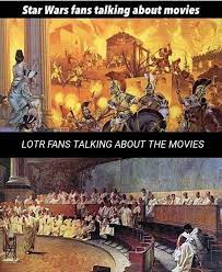 Star Wars Tolkien Lord Of The Rings The Hobbit Fandom Meme Hobbit Memes The Hobbit Lord Of The Rings