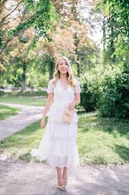What I Wore For My Bridal Shower The Blondielocks Life Style Wedding Shower Dress White Bridal Shower Dress Bridal Shower Dress