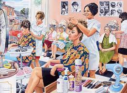 The Hairdresser A 500 Piece Happy Days At Work 14 Jigsaw Puzzle By Ravensburger Puzzles Artis Vintage Hair Salons Vintage Beauty Salon Vintage Hairdresser