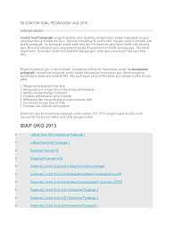 Check spelling or type a new query. 50 Contoh Soal Pedagogik Ukg 2015