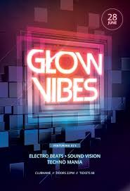 Glow Vibes Flyer By Stylewish Download The Psd Design For 9 At Graphicriver Flyer Flyer Design Templates Halloween Flyer