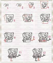 Look at those pearly whites. Drawing Spongebob Step By Step Novocom Top