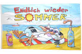 Oder sind die gigawatt nur ein mattes blinken und was bedeutet das für uns? Flagge Fahne Endlich Wieder Sommer Gunstig Kaufen Flaggenfritze De