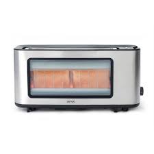 Senya Grille Pain Transparent Verre Inox Fente Extra Large Et Pince Fournie Toast Perfect Achat Vente Grille Pain Toaster Cdiscount