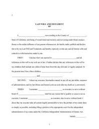 Free Printable Last Will And Testament Form Generic Sample Printable Legal Forms For Will And Testament Last Will And Testament Estate Planning Checklist