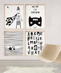 Black And White Superhero Wall Art Kids Wall Art Superhero Nursery Print Modern Nursery Decor Etsy Art Wall Kids Kids Wall Decor Superhero Nursery