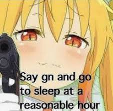 Say Goodnight Love You Cute Love Memes Anime Memes Funny Cute Memes