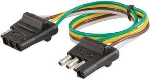 Tacoma has separate blinker and stop light bulb. Amazon Com Curt 58381 Vehicle Side And Trailer Side 4 Pin Flat Wiring Harness With 12 Inch Wires Automotive