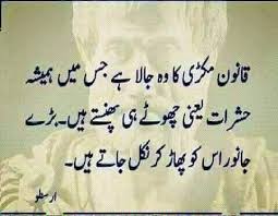 The Law Cool Words Poetry Text Urdu Quotes